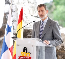 Su Majestad el Rey durante su intervención